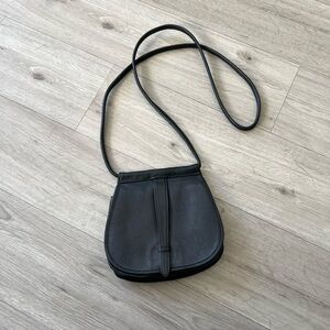 Black Leather Small Vintage Purse